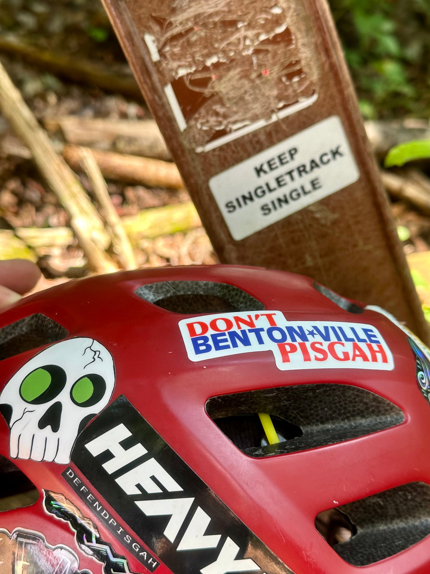 Don’t Bentonville Pisgah small sticker